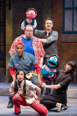 ackson Evans as Princeton, Sean Patrick Fawcett as Brian, Donterrio Johnson as Gary Coleman, Leah Morrow as Kate Monster and Christine Bunuan as Christmas Eve @ BroadwayWorld ackson Evans as Princeton, Sean Patrick Fawcett as Brian, Donterrio Johnson as Gary C Photo