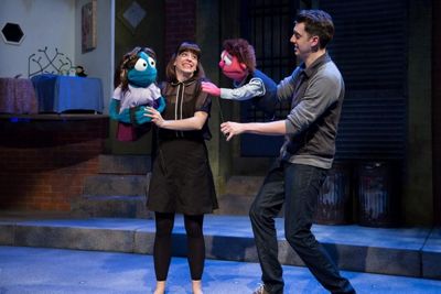 Leah Morrow as Kate Monster and Jackson Evans as Princeton Photo