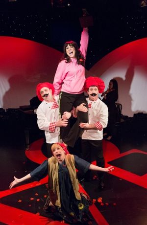 (clockwise from left) Fran Prisco, Lyn Philistine, Christopher Sutton and Ellie Mooney @ BroadwayWorld (clockwise from left) Fran Prisco, Lyn Philistine, Christopher Sutton and Ellie Moone Photo