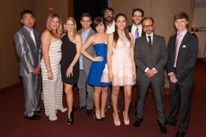 Jeremy Jordan, Krysta Rodriguez Kelli O'Hara, Jesse L. Martin, Fisher Stevens, with the SAY teens @ BroadwayWorld Jeremy Jordan, Krysta Rodriguez Kelli O'Hara, Jesse L. Martin, Fisher Stevens, with t Photo