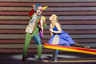 Joshua Hopkins as Papageno and Maureen McKay as Pamina  Photo