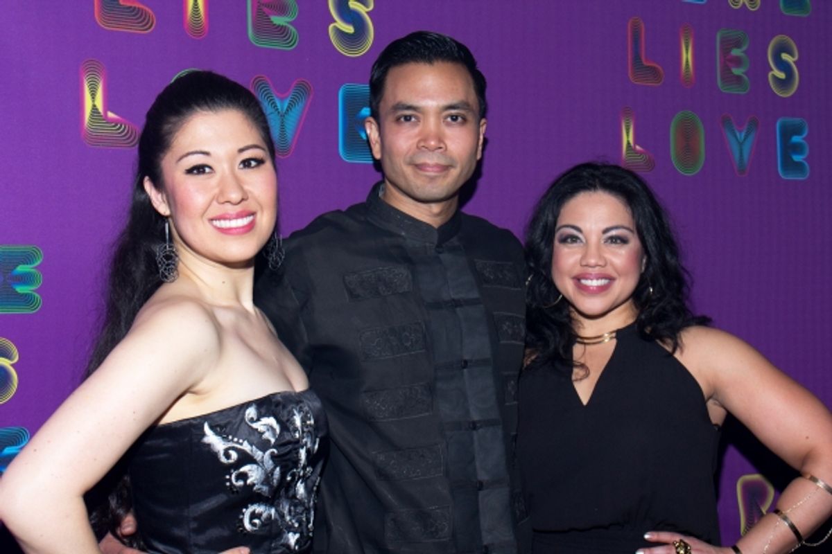 Ruthie Ann Miles, Jose Llana, Maria-Christina Oliveras at 