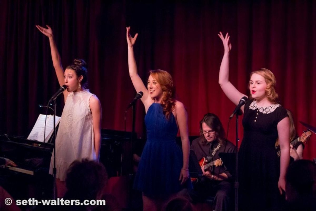 Bethany Tesarck, Liz Byrne, Ruby Rakos at 