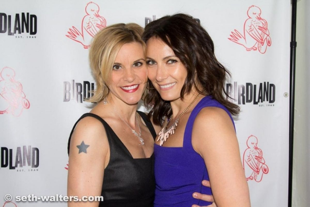 Jenn Colella, Laura Benanti at 