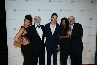 Emmy Raver-Lampman, President Judson Shaver, Jason Gotay, Adrienne Warren and Frank W Photo