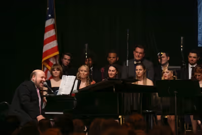 Frank Wildhorn & Performers Photo