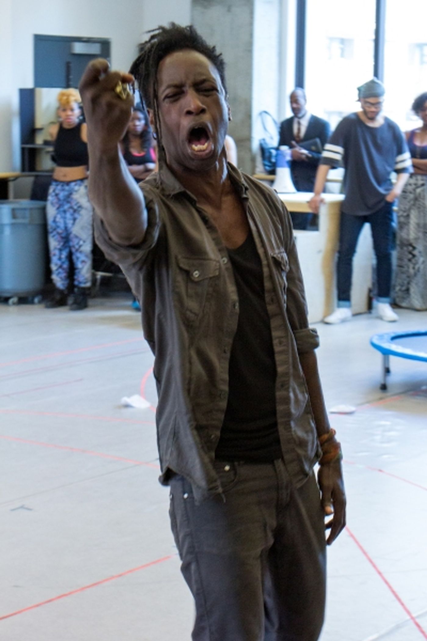 Photo Coverage: Tupac on Broadway! Meet the Cast of HOLLER IF YA HEAR ME Image