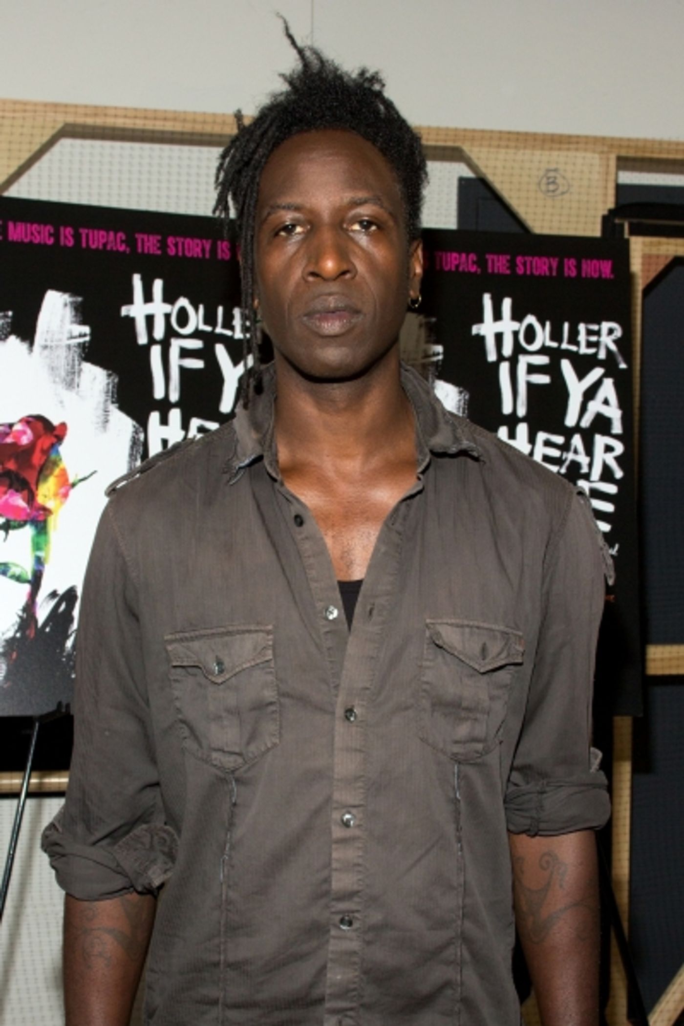 Photo Coverage: Tupac on Broadway! Meet the Cast of HOLLER IF YA HEAR ME Image