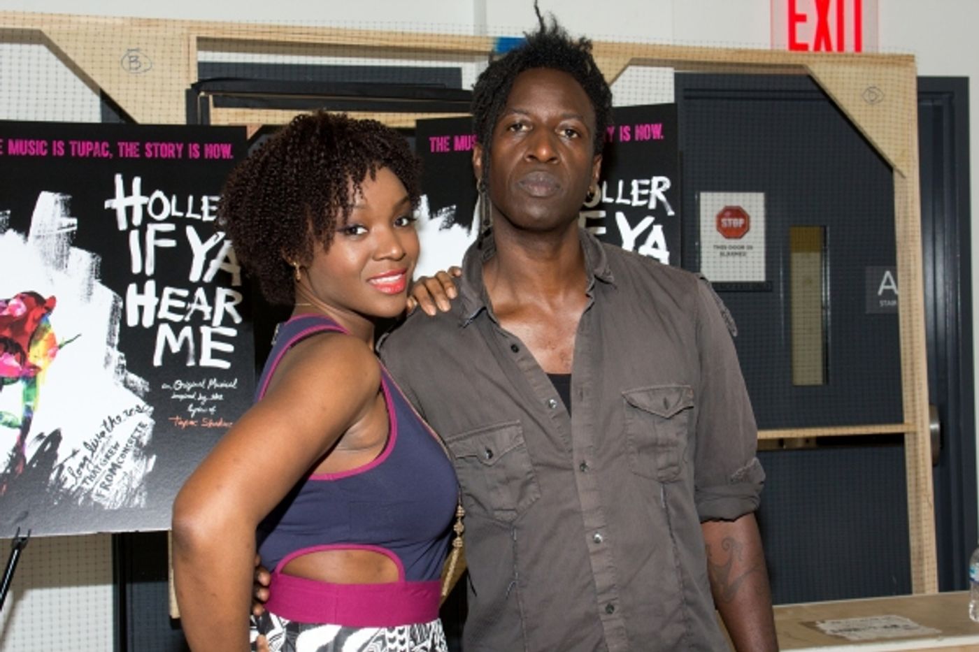 Photo Coverage: Tupac on Broadway! Meet the Cast of HOLLER IF YA HEAR ME Image