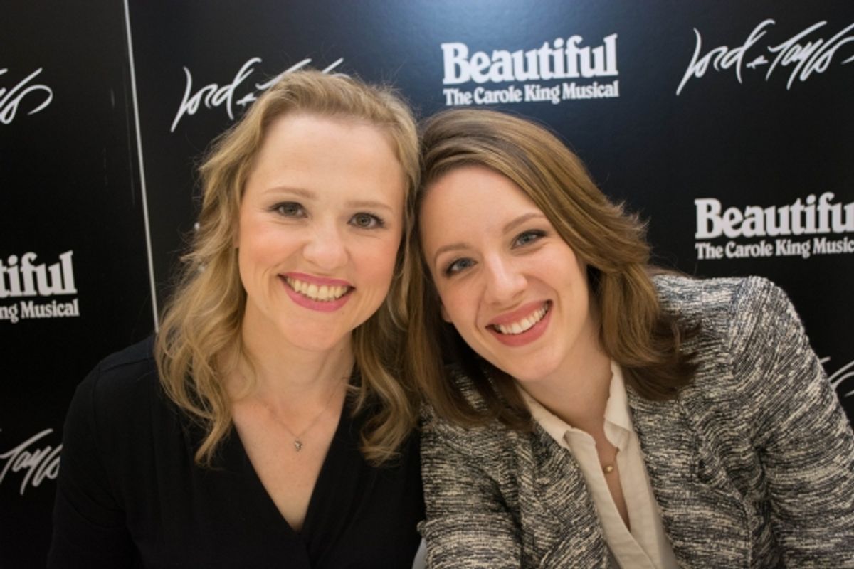 Anika Larsen and Jessie Mueller at 