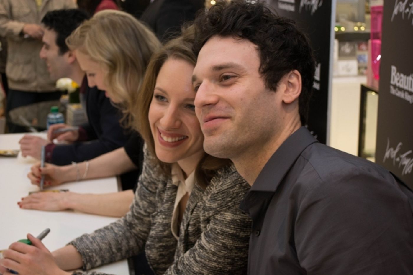 Photo Flash: Jessie Mueller, Jake Epstein, Anika Larsen and Jarrod Spector at BEAUTIFUL CD Signing at Lord & Taylor Photo Flash: Jessie Mueller, Jake Epstein, Anika Larsen and Jarrod Spector at BEAUTIFUL CD Signing at Lord & Taylor Image