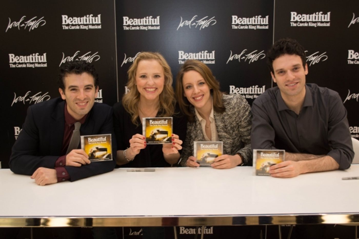 Photo Flash: Jessie Mueller, Jake Epstein, Anika Larsen and Jarrod Spector at BEAUTIFUL CD Signing at Lord & Taylor Photo Flash: Jessie Mueller, Jake Epstein, Anika Larsen and Jarrod Spector at BEAUTIFUL CD Signing at Lord & Taylor Image