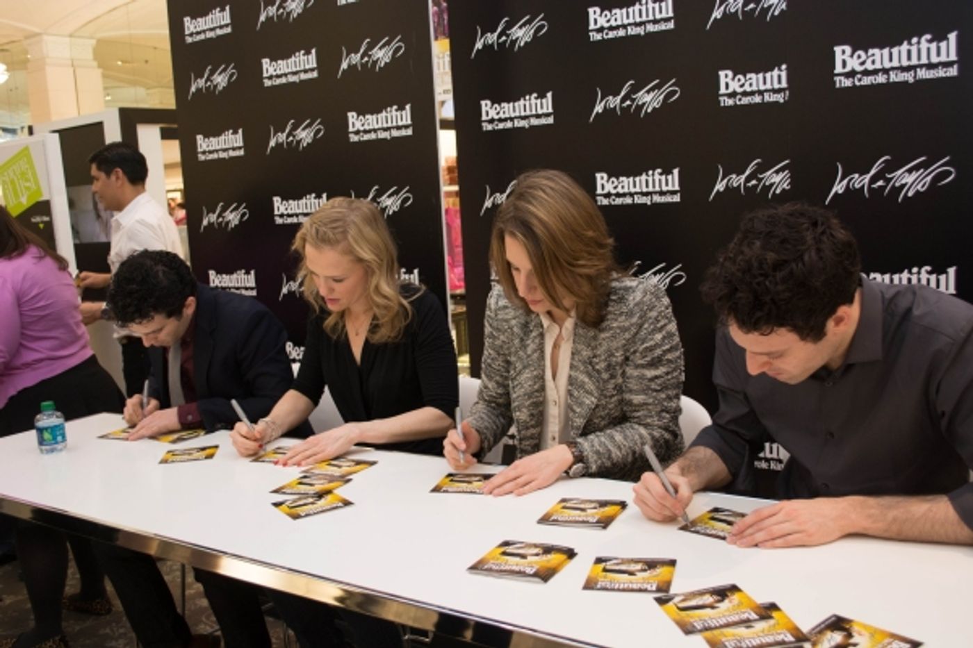 Photo Flash: Jessie Mueller, Jake Epstein, Anika Larsen and Jarrod Spector at BEAUTIFUL CD Signing at Lord & Taylor Photo Flash: Jessie Mueller, Jake Epstein, Anika Larsen and Jarrod Spector at BEAUTIFUL CD Signing at Lord & Taylor Image