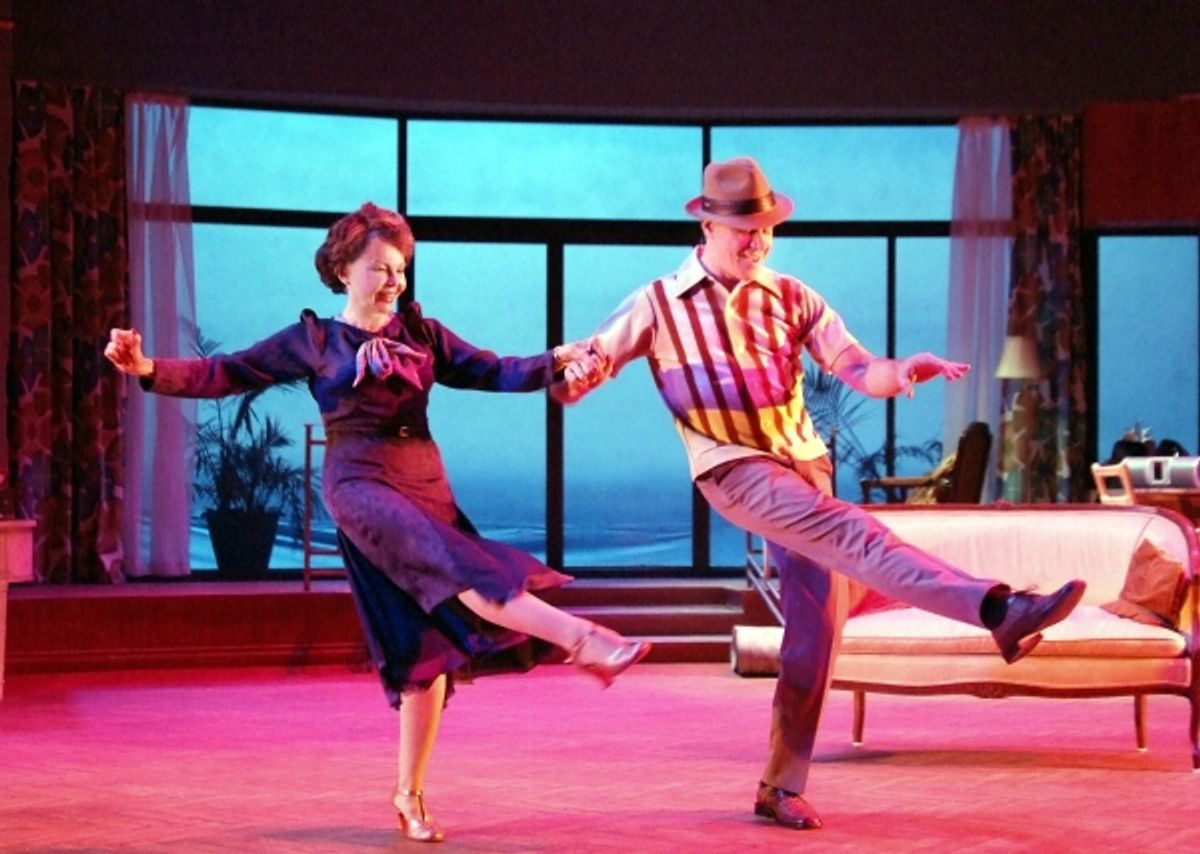 Leslie Caron and David Engel at 