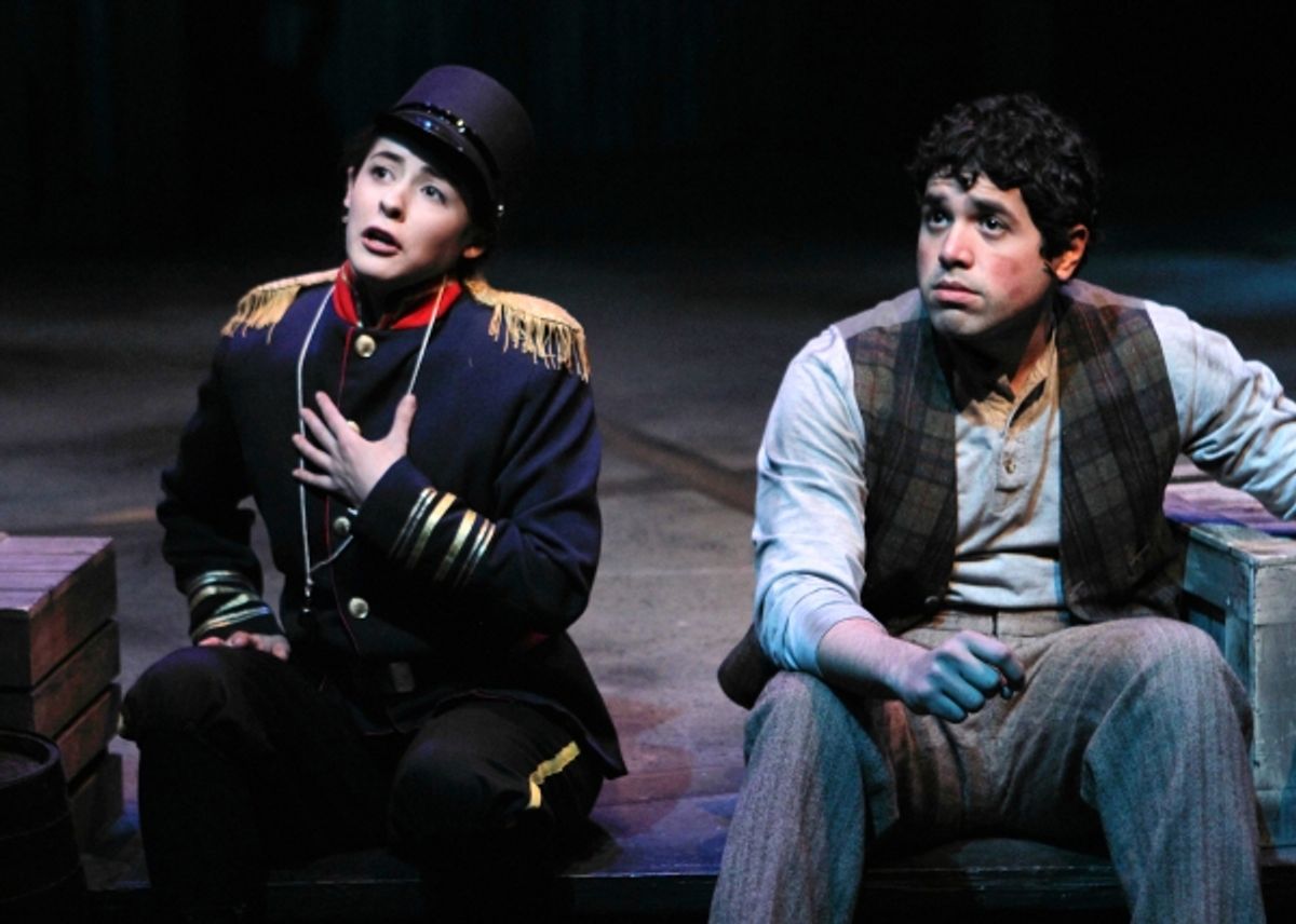 Andy (Christian Bardin) sings about feeling the effects of the moonlight with Franky (Ricardo Vazquez) at 