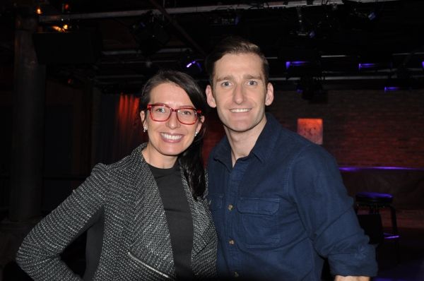 Elaine Ryan Kennedy (GOAL) and Paul Byrom Photo