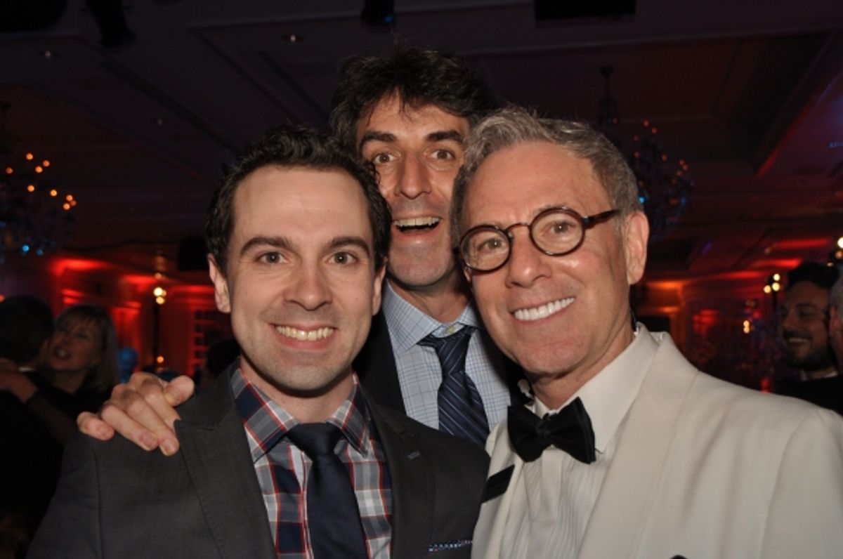 Rob McClure, Jason Robert Brown and Patrick Parker at 