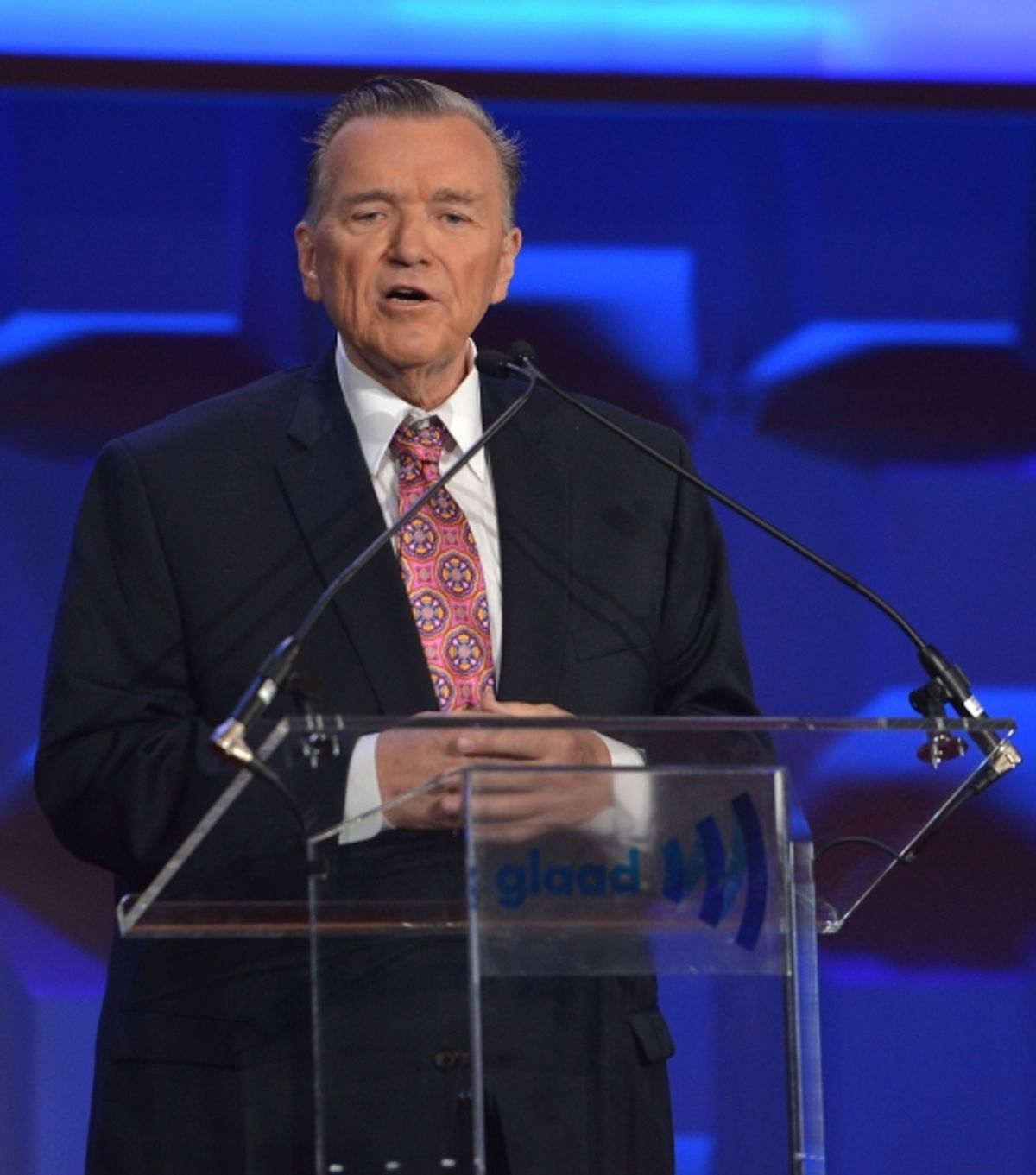 NEW YORK, NY - MAY 03:  David Mixner attends the 25th Annual GLAAD Media Awards on May 3, 2014 in New York City.  (Photo by Stephen Lovekin/Getty Images for GLAAD) at 