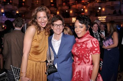 NEW YORK, NY - MAY 03: Alysia Renier (L), Selenis Leyva (R) and guest attend the 25th Photo