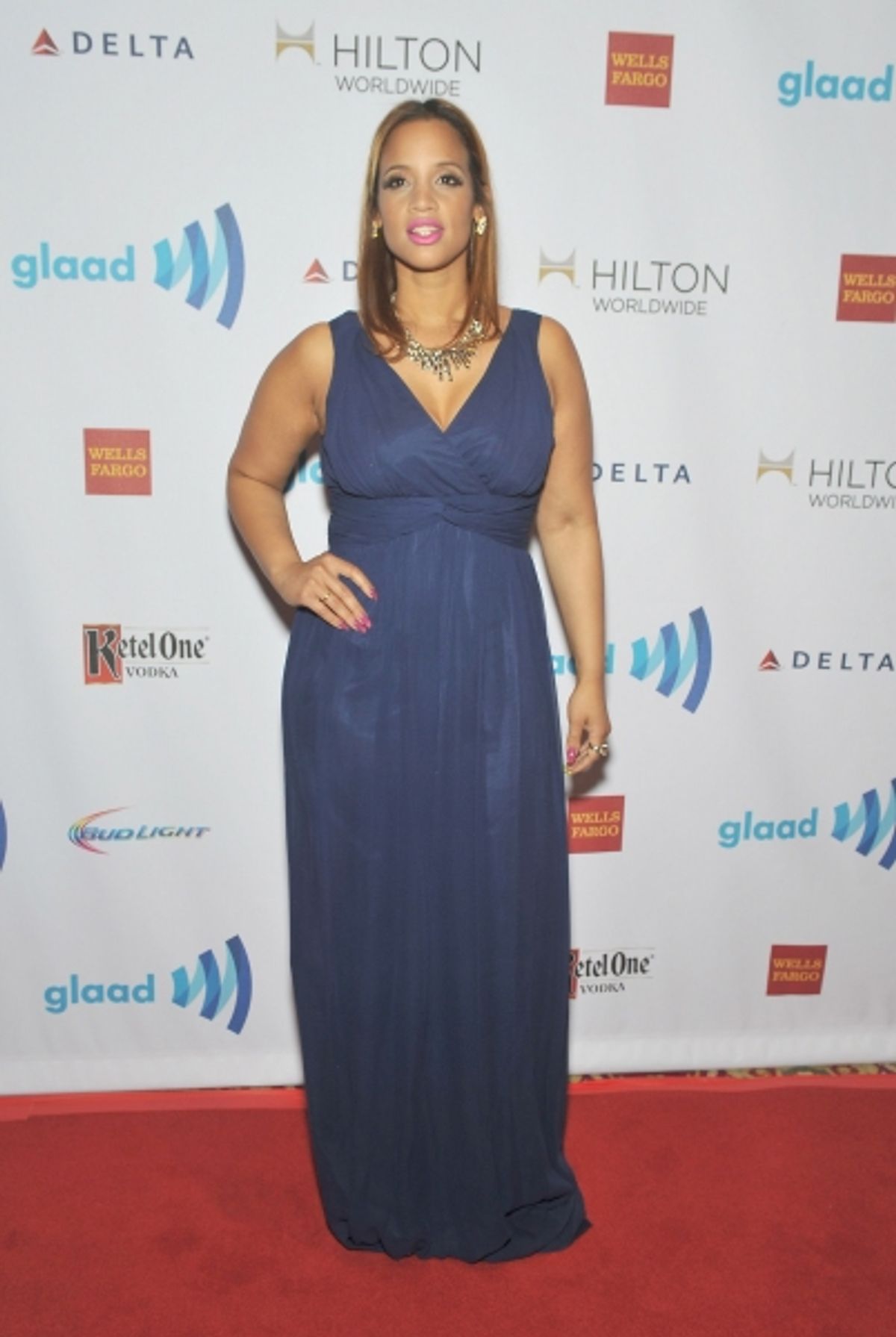 NEW YORK, NY - MAY 03: Dascha Polanco attends the 25th Annual GLAAD Media Awards In New York on May 3, 2014 in New York City.  (Photo by D Dipasupil/Getty Images for GLAAD) at 