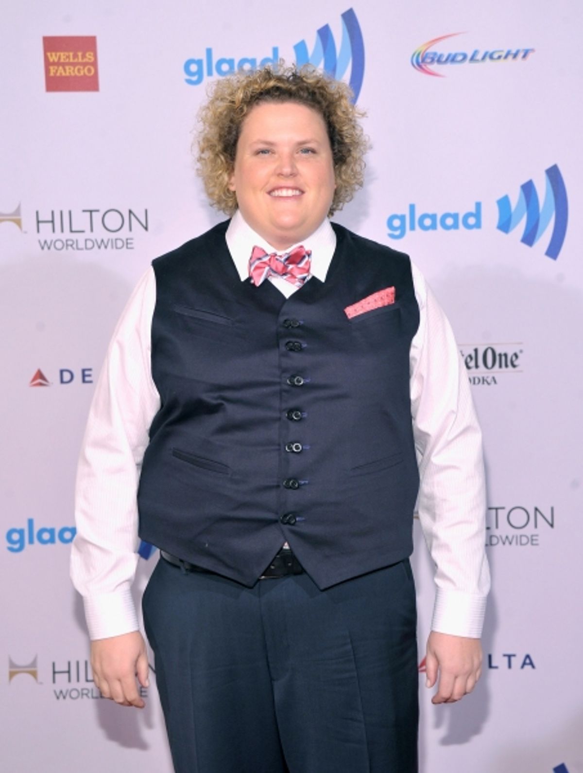 NEW YORK, NY - MAY 03: Fortune Feimster attends the 25th Annual GLAAD Media Awards on May 3, 2014 in New York City.  (Photo by Stephen Lovekin/Getty Images for GLAAD) at 