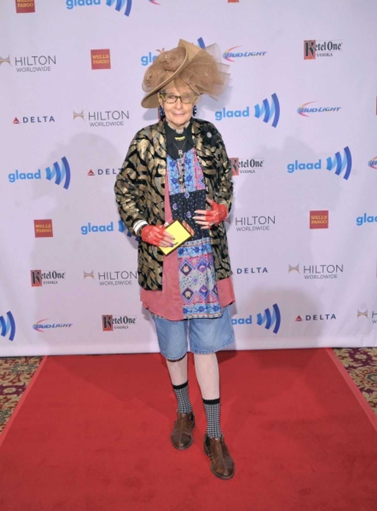 NEW YORK, NY - MAY 03:  Rollerena attends the 25th Annual GLAAD Media Awards on May 3, 2014 in New York City.  (Photo by Stephen Lovekin/Getty Images for GLAAD) at 