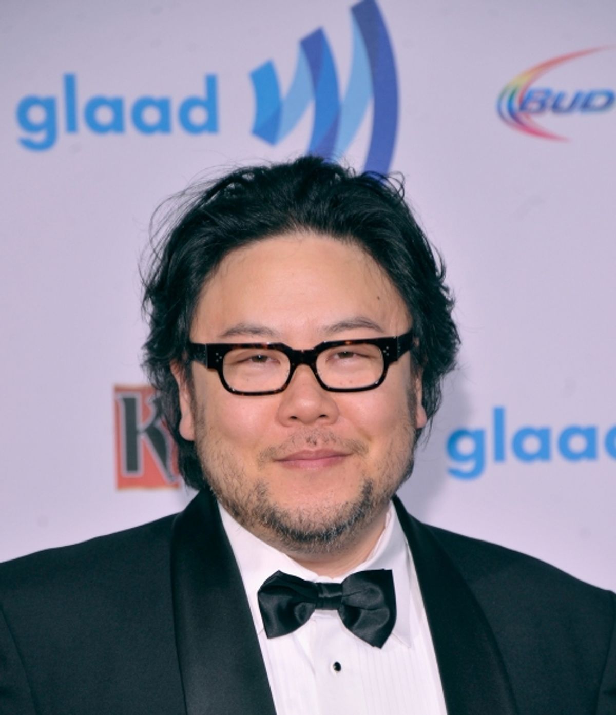 NEW YORK, NY - MAY 03:  Stafford Arima attends the 25th Annual GLAAD Media Awards on May 3, 2014 in New York City.  (Photo by Stephen Lovekin/Getty Images for GLAAD) at 