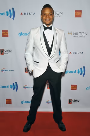 NEW YORK, NY - MAY 03: Derrick Gordon attends the 25th Annual GLAAD Media Awards In New York on May 3, 2014 in New York City. (Photo by D Dipasupil/Getty Images for GLAAD) @ BroadwayWorld NEW YORK, NY - MAY 03: Derrick Gordon attends the 25th Annual GLAAD Media Awards In Photo