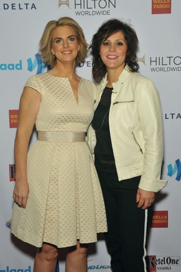 NEW YORK, NY - MAY 03:  Sarah Kate Ellis and Kristen Henderson attend the 25th Annual Photo