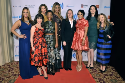 NEW YORK, NY - MAY 03:  (L-R) Dascha Polanco, Yael Stone, Alysia Reiner, Samira Wiley Photo