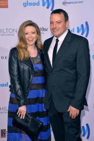 NEW YORK, NY - MAY 03:  Natasha Lyonne (L) and guest attends the 25th Annual GLAAD Me Photo