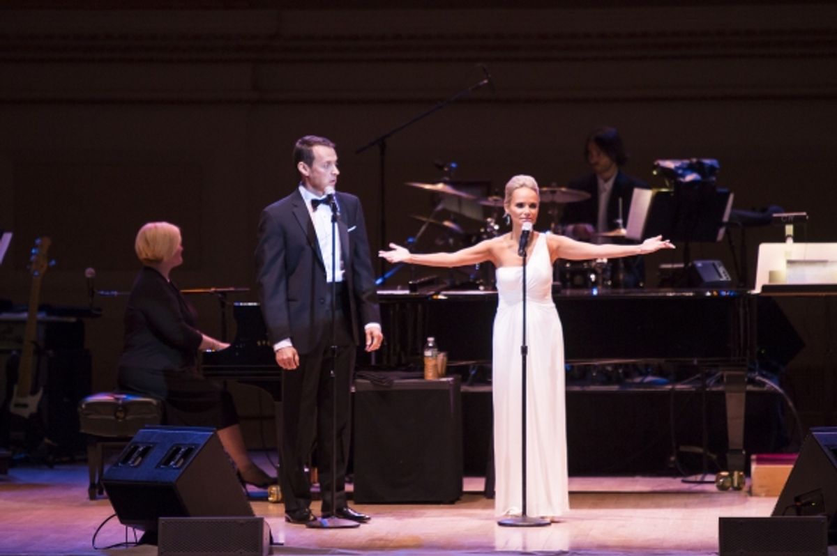Andrew Lippa and Kristin Chenoweth at 
