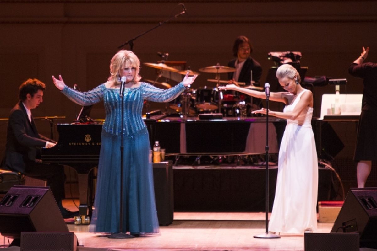 Deborah Voigt and Kristin Chenoweth at 