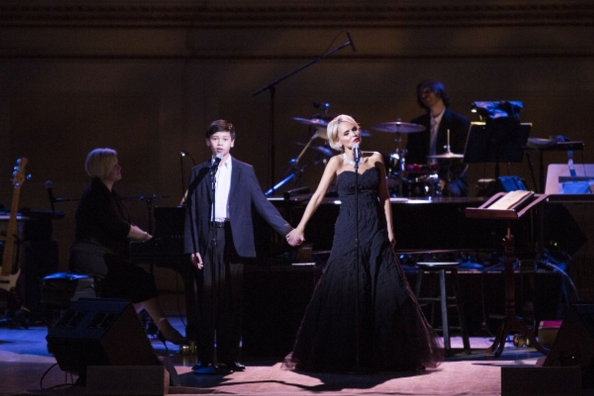 Kristin Chenoweth and Sam Poon at 