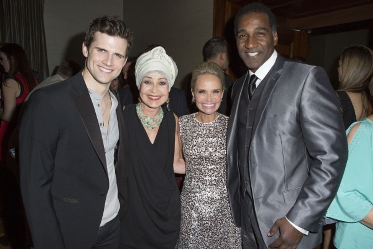 Kyle Dean Massey, Annie Potts, Kristin Chenoweth and Norm Lewis at 