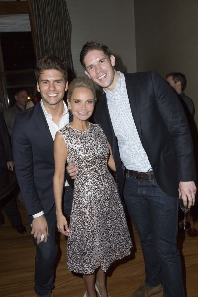 Chris DiLella, Kristin Chenoweth and Frank DiLella Photo