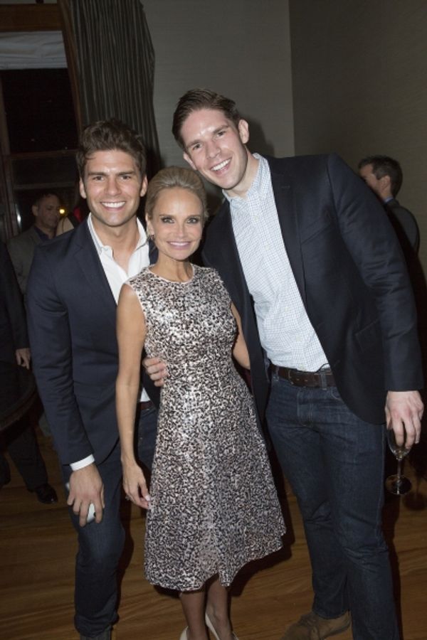 Chris DiLella, Kristin Chenoweth and Frank DiLella Photo