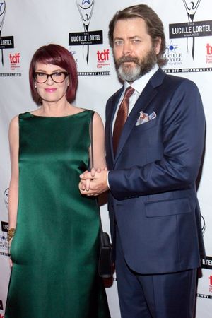 Megan Mullally, Nick Offerman @ BroadwayWorld Megan Mullally, Nick Offerman Photo
