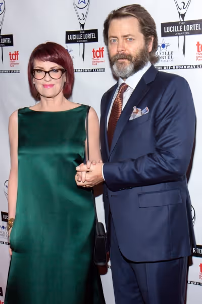 Megan Mullally, Nick Offerman Photo