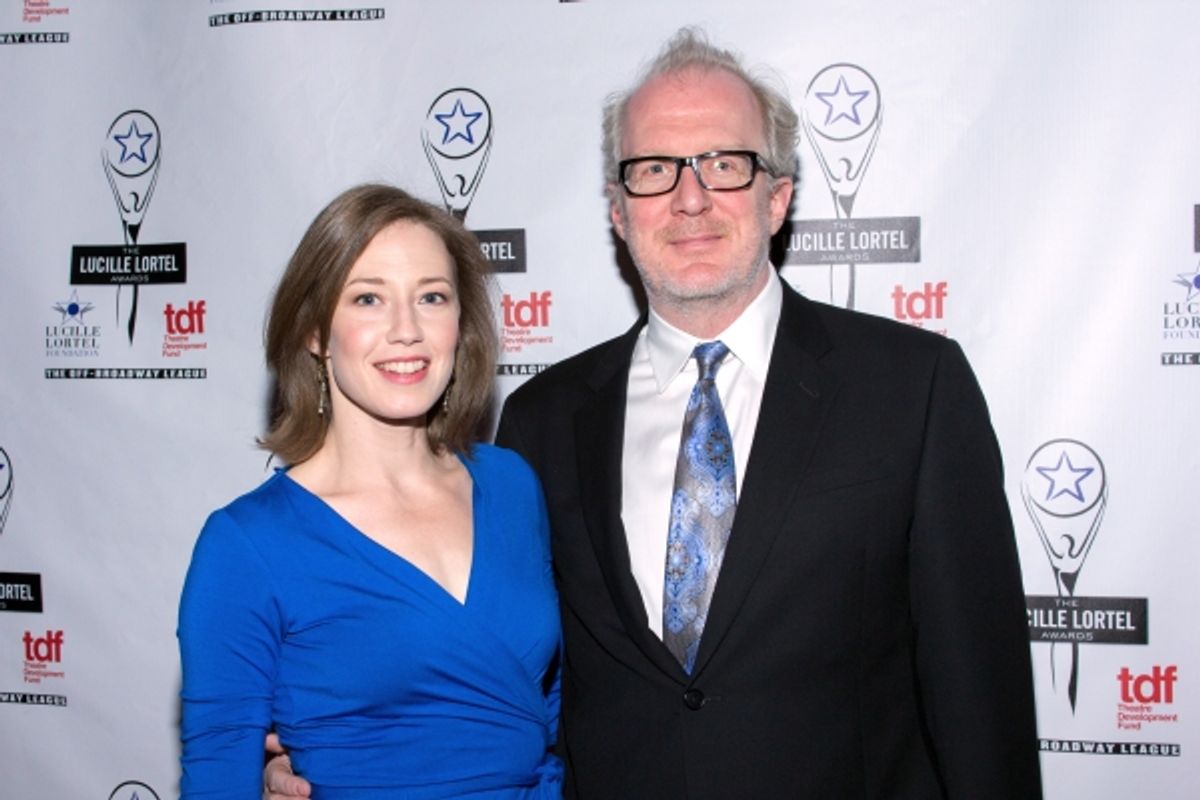 Carrie Coon, Tracy Letts at 