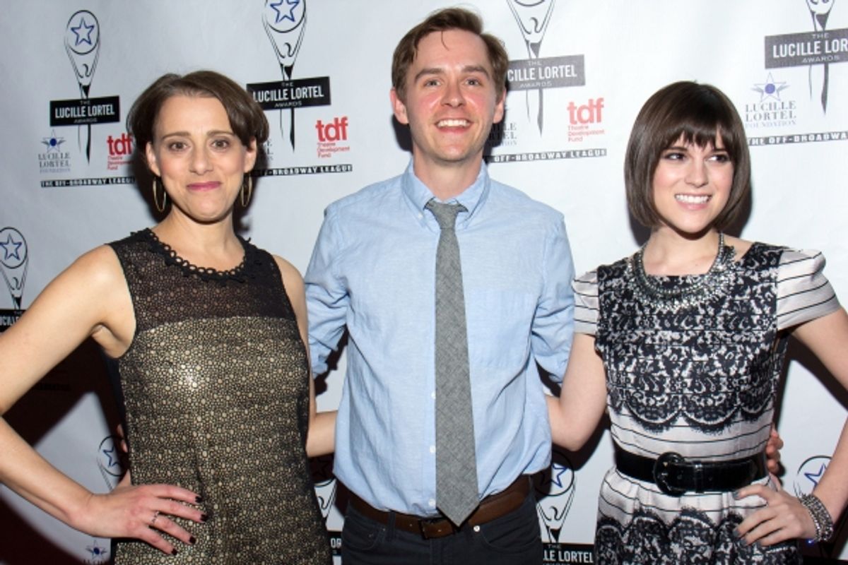 Judy Kuhn, Danny Mefford, Alexandra Socha at 