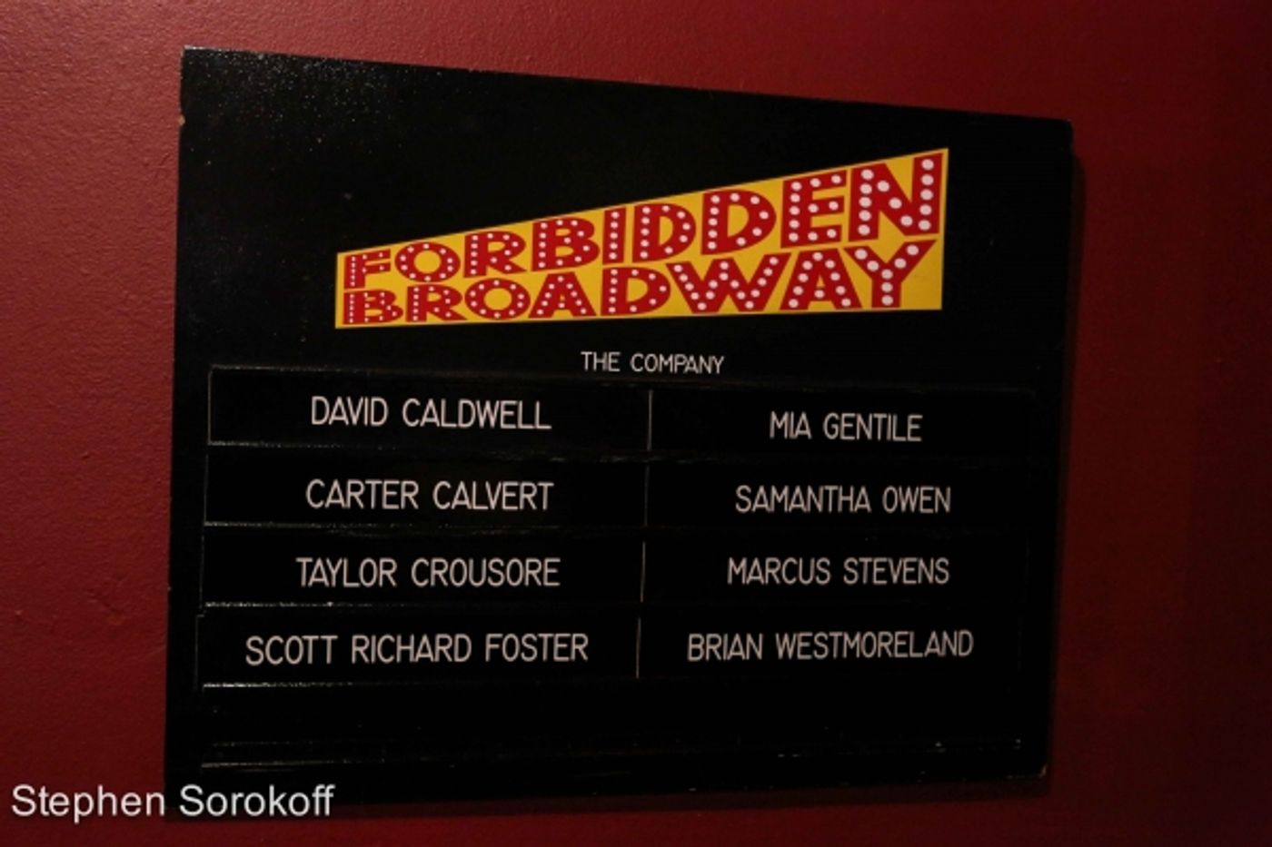 Photo Coverage: FORBIDDEN BROADWAY COMES OUT SWINGING Celebrates Opening Night Image