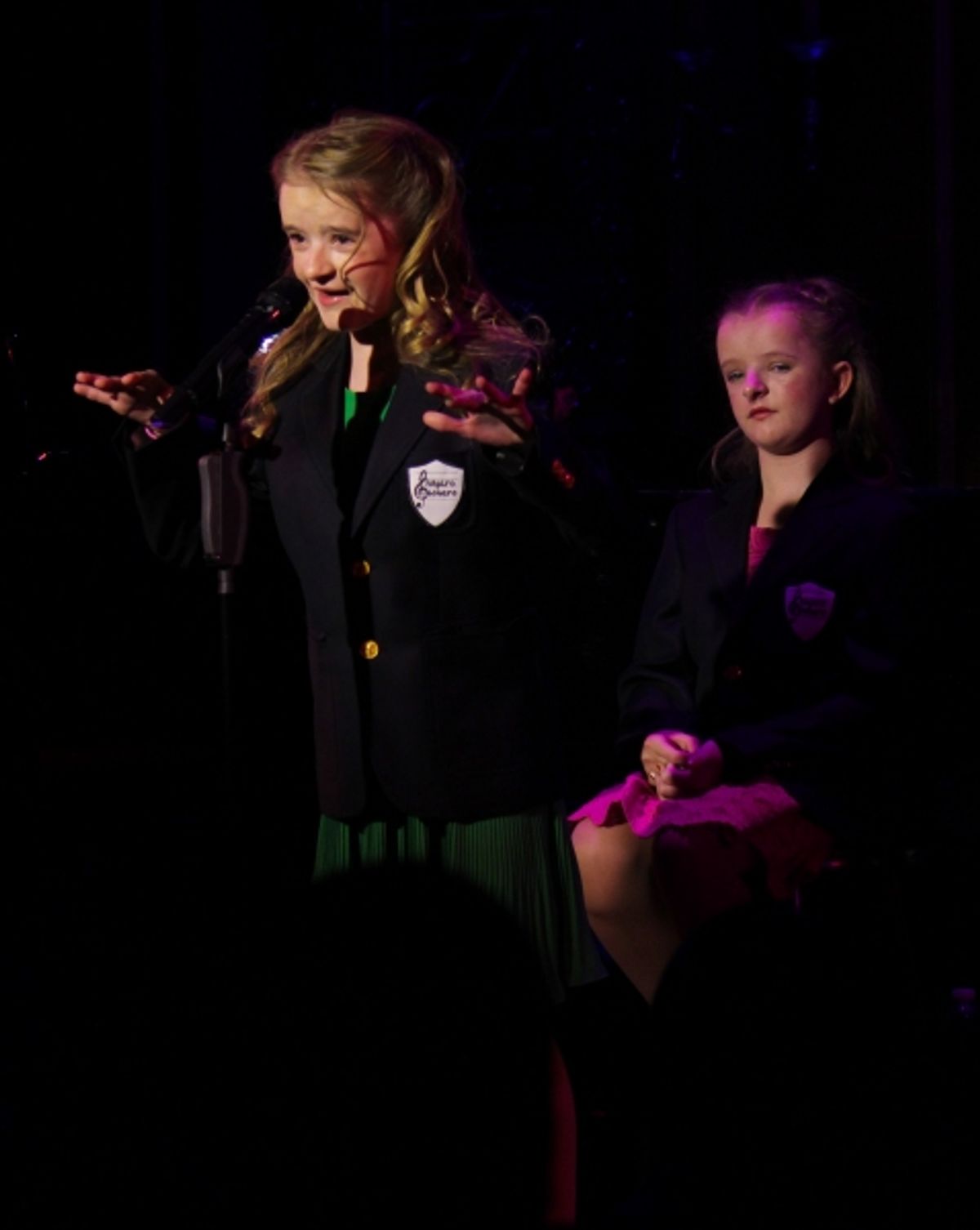 Abigail Shapiro and Milly Shapiro at 