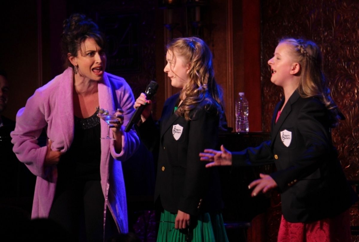 Lesli Margherita, Abigail Shapiro and Milly Shapiro at 