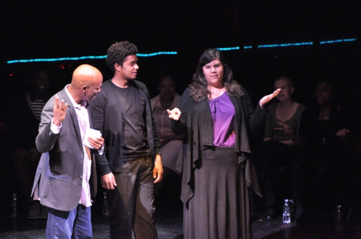 Photo Coverage: Kenny Leon & Denzel Washington Visit August Wilson Monologue Competition  Image