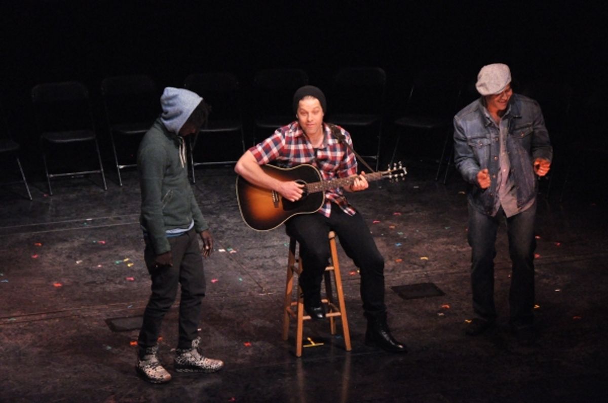 Saul Williams, Ben Johnson and Christopher Jackson at 