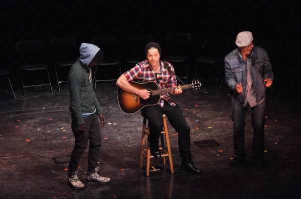 Saul Williams, Ben Johnson and Christopher Jackson Photo