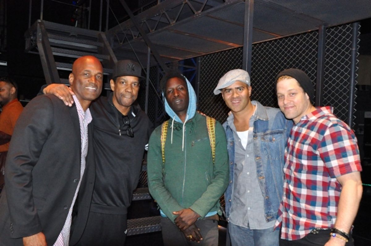 Saul Williams, Christopher Jackson and Ben Thompson at 