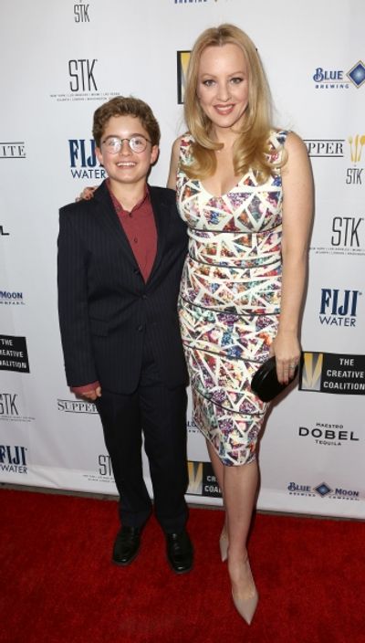 Sean Giambrone and Wendi McLendon-Covey Photo