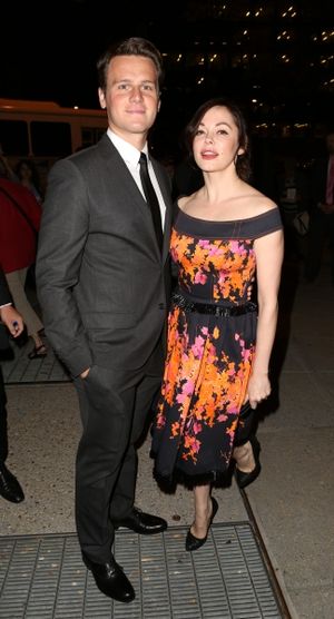 Jonathan Groff and Rose McGowan  Photo